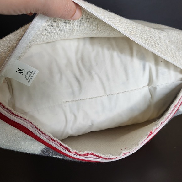 Saro Lifestyle Jolly Snowman Down Filled Christmas Winter Throw Pillow 16 x 16 - Picture 8 of 8